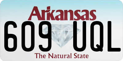 AR license plate 609UQL