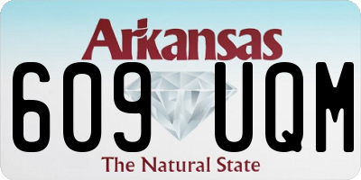 AR license plate 609UQM