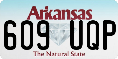 AR license plate 609UQP