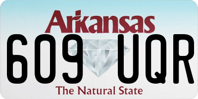 AR license plate 609UQR