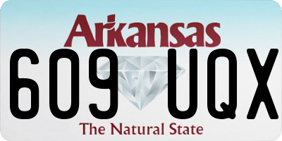AR license plate 609UQX