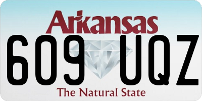AR license plate 609UQZ