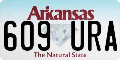 AR license plate 609URA