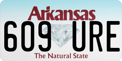 AR license plate 609URE