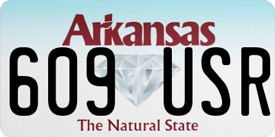 AR license plate 609USR