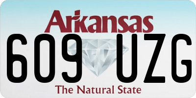AR license plate 609UZG