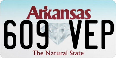 AR license plate 609VEP