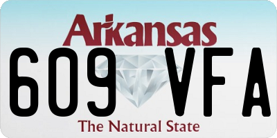 AR license plate 609VFA