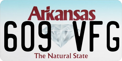 AR license plate 609VFG