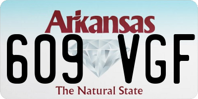 AR license plate 609VGF