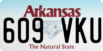 AR license plate 609VKU