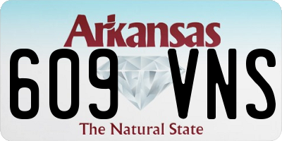 AR license plate 609VNS
