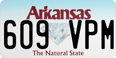 AR license plate 609VPM