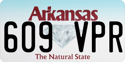 AR license plate 609VPR