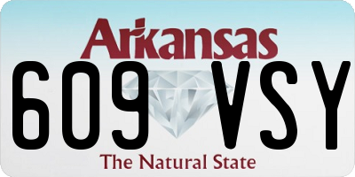 AR license plate 609VSY
