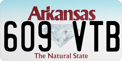 AR license plate 609VTB