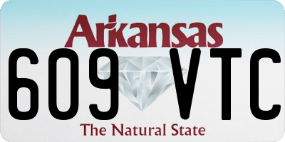 AR license plate 609VTC