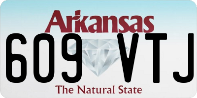 AR license plate 609VTJ