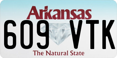 AR license plate 609VTK