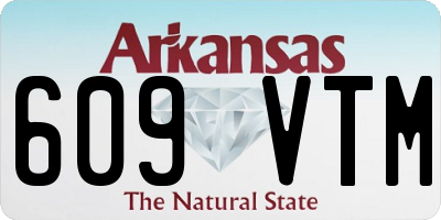 AR license plate 609VTM