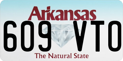 AR license plate 609VTO