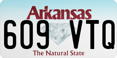 AR license plate 609VTQ
