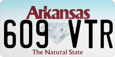 AR license plate 609VTR