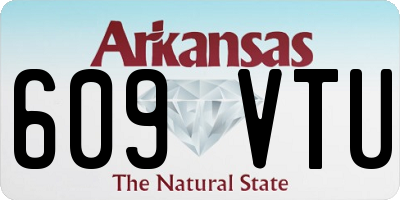 AR license plate 609VTU