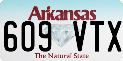 AR license plate 609VTX