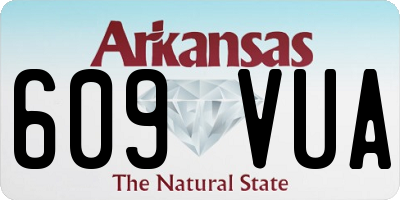 AR license plate 609VUA