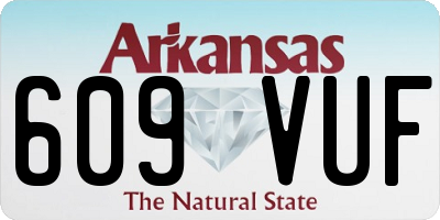 AR license plate 609VUF
