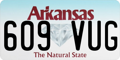 AR license plate 609VUG