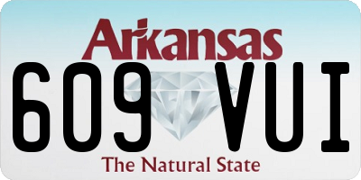 AR license plate 609VUI