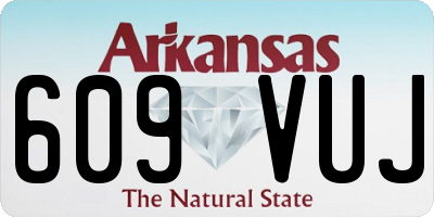 AR license plate 609VUJ