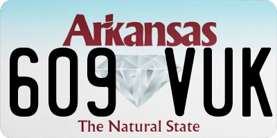 AR license plate 609VUK
