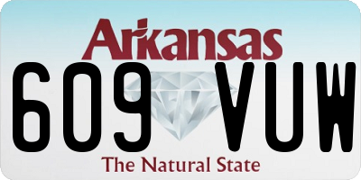 AR license plate 609VUW