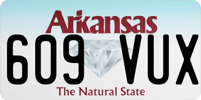 AR license plate 609VUX