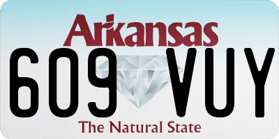 AR license plate 609VUY