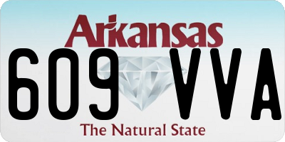AR license plate 609VVA