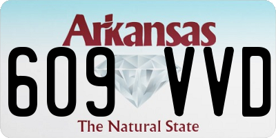 AR license plate 609VVD