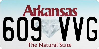 AR license plate 609VVG