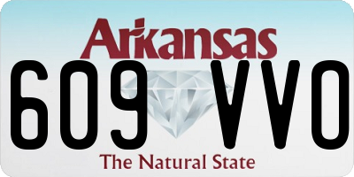 AR license plate 609VVO