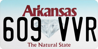 AR license plate 609VVR