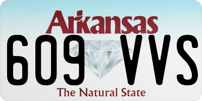 AR license plate 609VVS