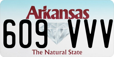 AR license plate 609VVV