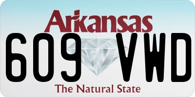 AR license plate 609VWD