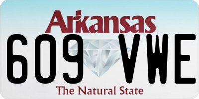 AR license plate 609VWE