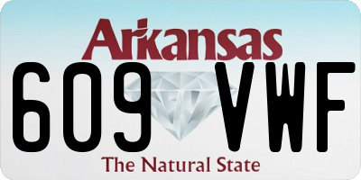 AR license plate 609VWF