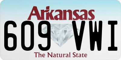 AR license plate 609VWI