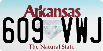 AR license plate 609VWJ